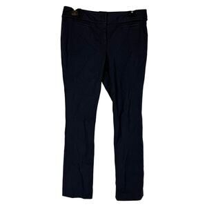 Ann Taylor Lindsay Dress Pants Womens 4 Black Mid-Rise Relaxed Career Formal